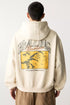 PULL & BEAR sand zip hoodie for men